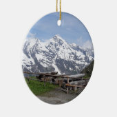 Österreichische Alpengewohnheitsverzierungen Keramik Ornament (Rechts)