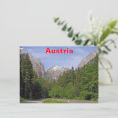 Österreichische Alpenkarte (Stehend Vorderseite)