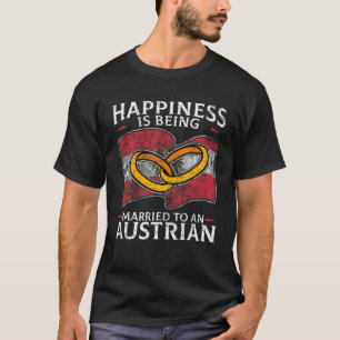 Österreichische Eheflagge Verheiratet T-Shirt