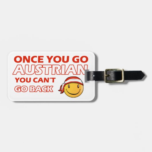 Österreichische Entwürfe Gepäckanhänger (Vorderseite horizontal)