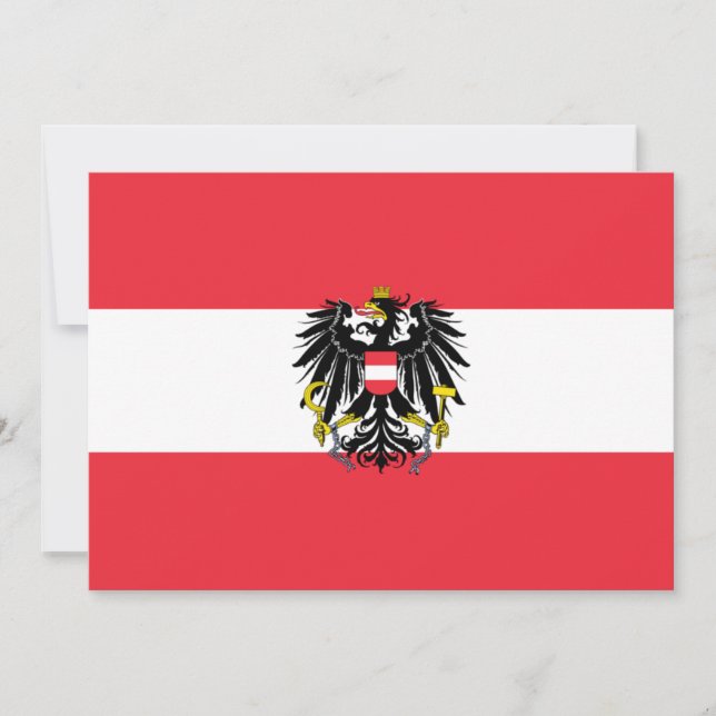 Österreichische Flagge (Vorderseite)