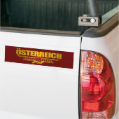 Österreichische Flagge 2 Autoaufkleber (Auf Lkw)