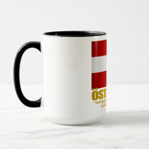 Österreichische Flagge 2 Tasse