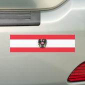 Österreichische Flagge Autoaufkleber (Auf Auto)