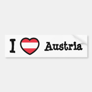Österreichische Flagge Autoaufkleber
