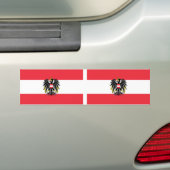 Österreichische Flagge Autoaufkleber (Auf Auto)