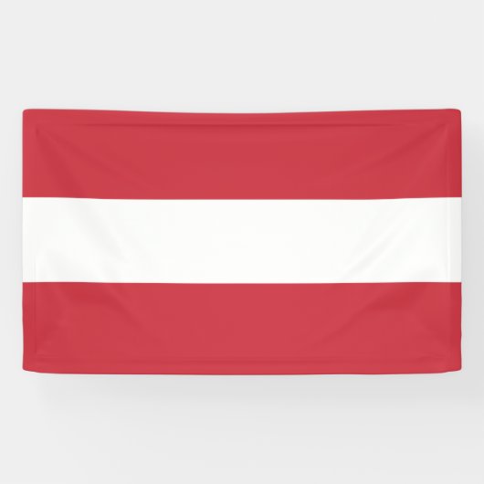 Österreichische Flagge Banner (Horizontal)