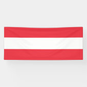 Österreichische Flagge Banner (Horizontal)