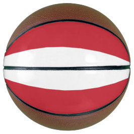 Österreichische Flagge Basketball