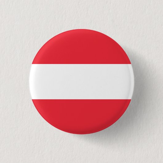 Österreichische Flagge Button (Vorderseite)