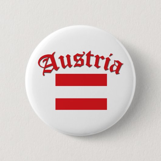 Österreichische Flagge Button (Vorderseite)