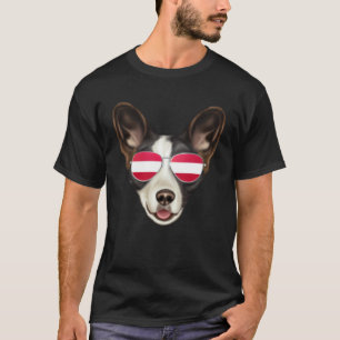 Österreichische Flagge Cardigan Welsh Corgi Hund Ö T-Shirt