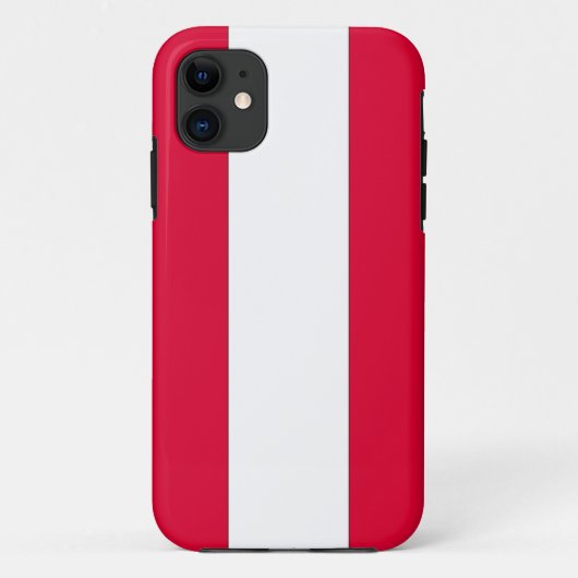 Österreichische Flagge Case-Mate iPhone Hülle (Rückseite)