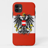Österreichische Flagge Case-Mate iPhone Hülle (Rückseite)