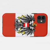 Österreichische Flagge Case-Mate iPhone Hülle (Rückseite (Horizontal))