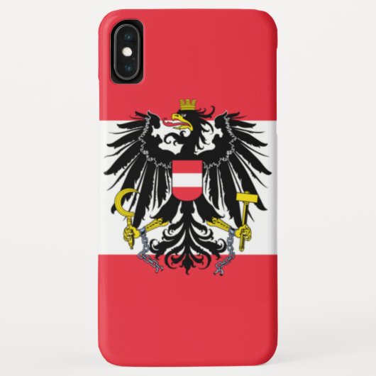 Österreichische Flagge Case-Mate iPhone Hülle (Rückseite)