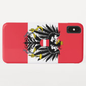 Österreichische Flagge Case-Mate iPhone Hülle (Rückseite (Horizontal))