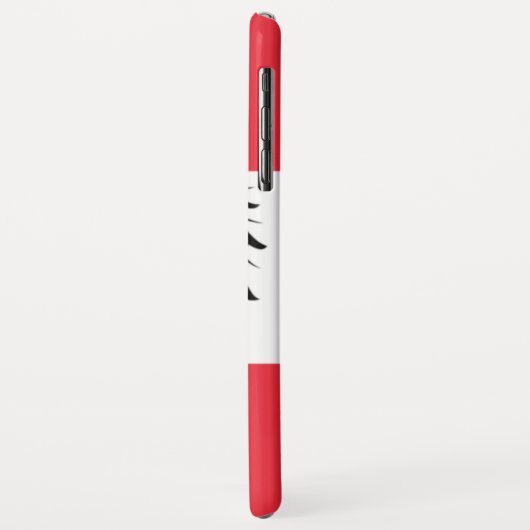 Österreichische Flagge Case-Mate iPhone Hülle (Hinten/Links)