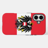 Österreichische Flagge Case-Mate iPhone Hülle (Rückseite (Horizontal))