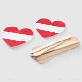 Österreichische Flagge Fächer (Non-assembled)