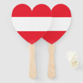 Österreichische Flagge Fächer (Vorne und Hinten)