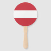 Österreichische Flagge Fächer (Vorderseite)