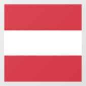Österreichische Flagge Fensteraufkleber (Blatt)