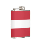 Österreichische Flagge Flachmann (Rechts)