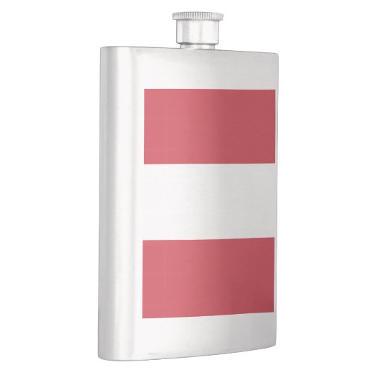 Österreichische Flagge Flachmann (Rechts)