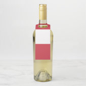 Österreichische Flagge Flaschenanhänger (Auf Flasche)