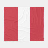 Österreichische Flagge Fleecedecke (Vorderseite (Horizontal))