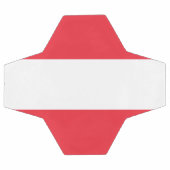 Österreichische Flagge Fußball (Flach)