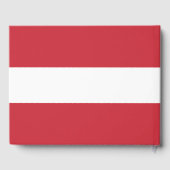 Österreichische Flagge Gästebuch (Rückseite)