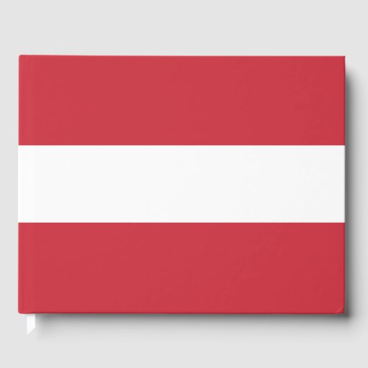 Österreichische Flagge Gästebuch (Vorderseite)