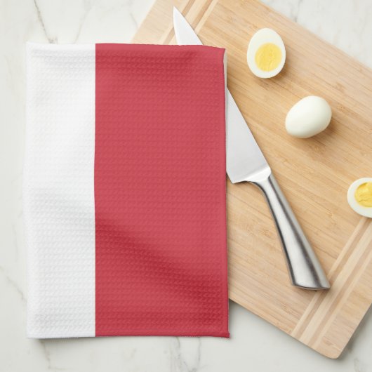 Österreichische Flagge Geschirrtuch (Viertel Falte)