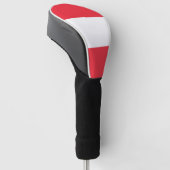 Österreichische Flagge Golf Headcover (angewinkelt)