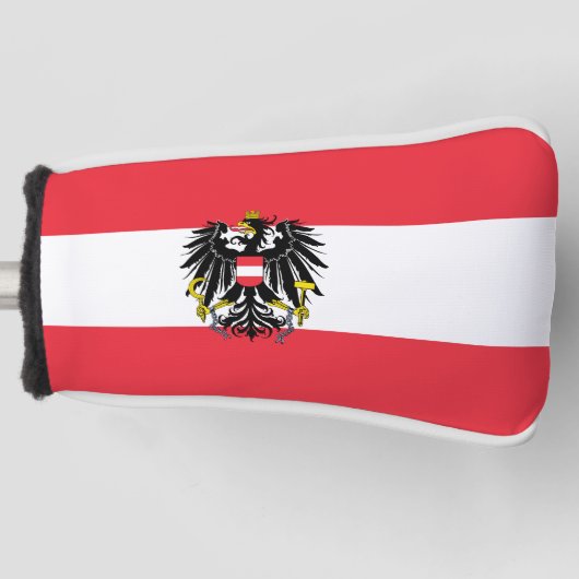 Österreichische Flagge Golf Headcover (Vorderseite)