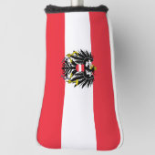 Österreichische Flagge Golf Headcover (Rotieren 90)