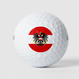 Österreichische Flagge Golfball