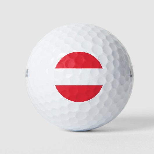 Österreichische Flagge Golfball (Vorderseite)