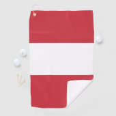 Österreichische Flagge Golfhandtuch (Insitu)