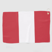 Österreichische Flagge Golfhandtuch (Horizontal)