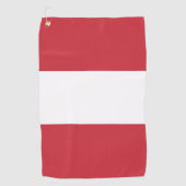 Österreichische Flagge Golfhandtuch (Vorderseite)