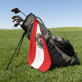 Österreichische Flagge Golfhandtuch (Gras)