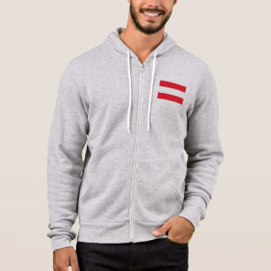 Österreichische Flagge Hoodie
