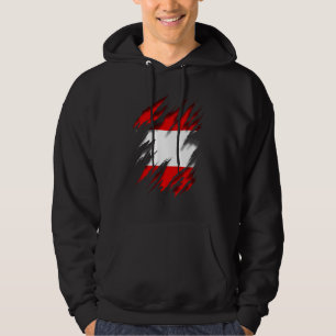 Österreichische Flagge Hoodie