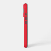 Österreichische Flagge iPhone 16 Hülle (Linke Seite)