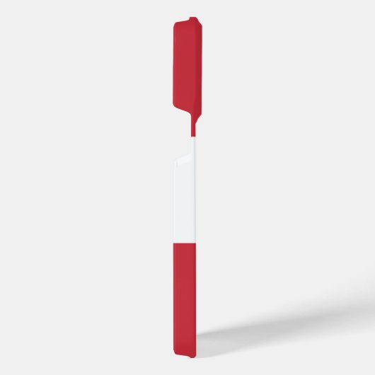 Österreichische Flagge iPhone Hülle (Rechte Seite)