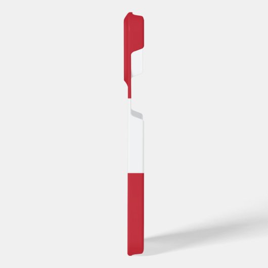 Österreichische Flagge iPhone Hülle (Linke Seite)