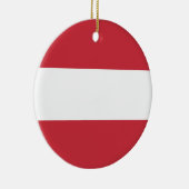 Österreichische Flagge Keramik Ornament (Rechts)